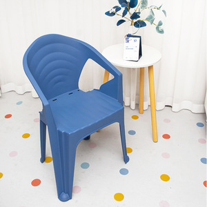 Silla de Plástico Hengfeng con Respaldo, Color Amarillo Albaricoque, Silla de Jardín Reforzada para Exteriores, para Adultos, Uso Comercial - Product Image 3