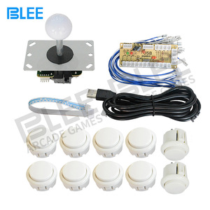 ชุดจอยสติ๊กบลี อาร์เคดพร้อมบอร์ด USB 8 ปุ่มสีแดงสำหรับตัวควบคุมเกมพีซี - Product Image 3