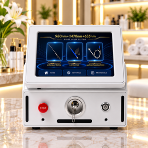 Máquina Láser de Diodo Profesional con Funciones Modulares de 980nm, 1470nm y 635nm - Product Image 2