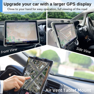 Supporto Universale Pieghevole Regolabile in ABS per Telefono e Tablet da Auto, Compatibile con <span class=keywords><strong>iPad</strong></span>, Rotazione a 360°, Flessibile - Product Image 4