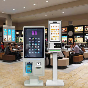 Máquina <span class=keywords><strong>de</strong></span> pedidos <span class=keywords><strong>de</strong></span> alimentos <span class=keywords><strong>de</strong></span> autoservicio todo en uno Fabricantes <span class=keywords><strong>de</strong></span> hardware verticales Registro <span class=keywords><strong>de</strong></span> tarjeta <span class=keywords><strong>de</strong></span> efectivo Quioscos <span class=keywords><strong>de</strong></span> pago QR - Product Image 1