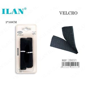 Nastro Velcro Ilan 2x100Cm con Gancio e Anello per Riparazioni Fai-da-Te - Product Image 1