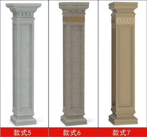 Moule en plastique premium pour colonnes romaines carrées en béton pour la construction de maisons - Product Image 5