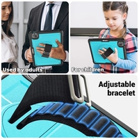 360 rotation dragonne étui antichoc pour iPad Air 6 5 4 11 13 pouces 2024 Pro11 13 2022 iPad 10.2 9e 8e 7e 10e génération