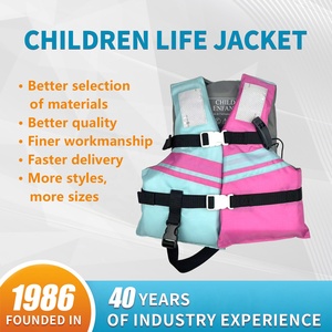 سترة سباحة للأطفال الصغار، عوامة سباحة للأطفال، سترة نجاة من قماش أكسفورد للأولاد والبنات - Product Image 4