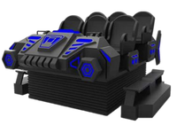 Nouvelle Console de Jeu Simulateur de Navire Sombre à Réalité Virtuelle 9D à 4 Sièges, Cinéma 3D 4D 9D, Arcade Intérieure Métallique à 4 Sièges pour Usage Domestique et Public