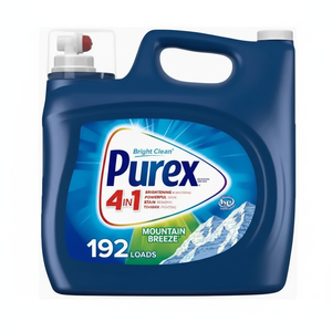 Detersivo liquido Purex per bucato, brezza di montagna, once di liquido 250, carichi 192 - Product Image 1