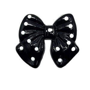 Polka Dot <b>Bow</b> Resin Hair Accessories For Childrens Hair <b>Clips</b> And Ornaments Daily Use High Quality DIY Jewelry Parts - Product Image 5