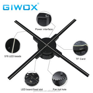Giwox 3d hologram reklam ekranı 50Z 3d hologram fan ile wifi projektör ios <span class=keywords><strong>android</strong></span> 3d led kapalı - Product Image 2