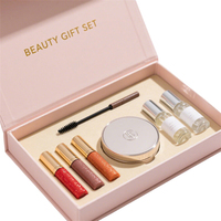 Boîtes à cosmétiques personnalisées écologiques finition mate doublure en EVA papier carton magnétique pour l'emballage de boîte-cadeau de soins de la peau gaufrage