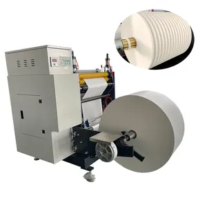 Photoelectric Location Tracking Straw Paper Roll Splitting Machine with Belt Pulley