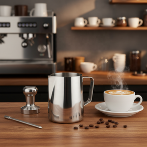 Espumador de Leche Manual de Acero Inoxidable SUAN, Estilo Americano, para <span class=keywords><strong>Latte</strong></span> Art, 350ml/12oz, 600ml/20oz, 1000ml/32oz - Product Image 3