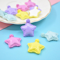 Vente chaude Macaron Cloro étoile oreiller Flatback résine breloques pour maison de poupée Miniature accessoires bricolage crème colle matériel fait à la main