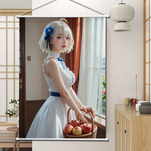 Bán buôn Áp phích Scroll Banner biểu tượng tùy chỉnh in ấn Anime nhân vật PVC Polyester tường di chuyển - Product Image 5