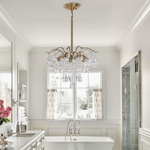 European style chandeliers crystal chandeliers for the living room, minimalist and luxurious <b>dining</b> room <b>lights</b> - Product Image 6