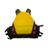 Gilet de sauvetage universel en mousse pour adulte, gilet de sauvetage pour la pêche en kayak, avec fermeture éclair, 2 poches, gilet de sauvetage pour adultes