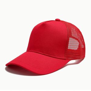 Custom Logo Mesh Back <b>Plain</b> Baseball Hat Structured Trucker <b>Cap</b> for Trade Show Giveaways - Product Image 6
