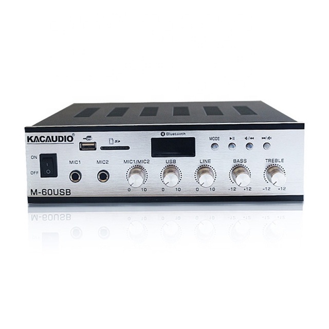 60W Professional BT Audio Amplifier Sound Mixer Power Amplifier