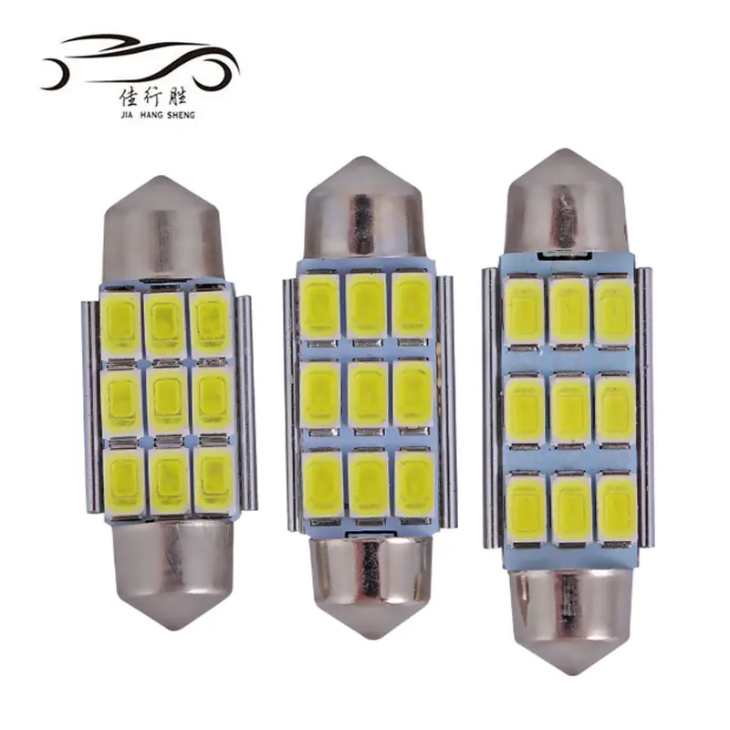 31mm 36mm 39mm 42mm Dome Festoen 9SMD 5630 5730 LED CANBUS Auto-interieur Reading kenteken licht Geen Fout