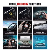 Escáner OBD2 Launch X431 Creader 319 CR319, Lector de Códigos Automotrices, Escáner de Diagnóstico Automotriz, Verificador de Motor