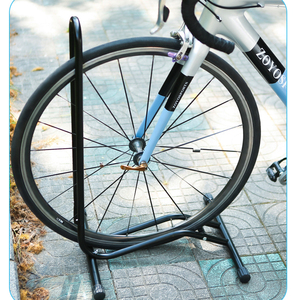 Nuevo Soporte de <span class=keywords><strong>Bicicletas</strong></span> Independiente que Ahorra Espacio, Soporte de Piso para <span class=keywords><strong>Bicicletas</strong></span> con Diseño en L, Soporte Portátil de Acero - Product Image 5