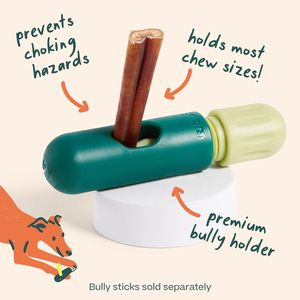 WOOF BullySafe - Soporte para <span class=keywords><strong>Bully</strong></span> Stick - Soporte Duradero para Masticar para Perros, para un Juego Seguro y Duradero, Fácil de Limpiar, Sin Más Peces de Ganso en la Boca - Product Image 3