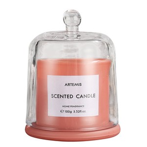 Campana Tarro Vidrio Aromaterapia Vela Navidad Adorno <span class=keywords><strong>de</strong></span> Acción <span class=keywords><strong>de</strong></span> Gracias Sabor tropical Sin humo SPA Aceite esencial para vacaciones - Product Image 1