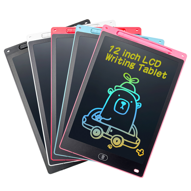 12 Inch LCD Writing Tablet Educational Digital Drawing Board Reusable Handwriting Pad for Children