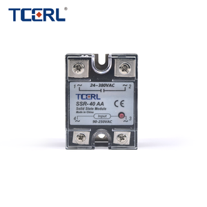 <span class=keywords><strong>Relay</strong></span> <span class=keywords><strong>Solid</strong></span> <span class=keywords><strong>State</strong></span> <span class=keywords><strong>40AA</strong></span> Din Rail AC AC 1 Fasa <span class=keywords><strong>SSR</strong></span> <span class=keywords><strong>Relay</strong></span> Daya Tinggi Ukuran Mini untuk Fungsi Saklar Tertutup 40A - Product Image 2