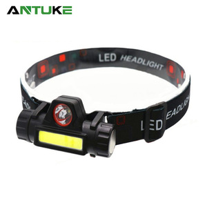 Lampe frontale LED rechargeable, alimentée par USB, pour le camping en plein air, la pêche, source de lumière blanche, Yiwu Chine - Product Image 3