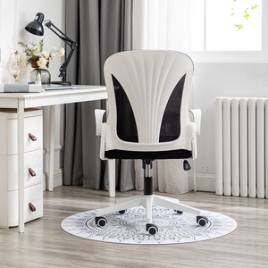 2025 Yike düşük maliyetli Modern 2D lüks ergonomik yönetici ofis örgü döner ofis koltuğu yatak odası katlanır çalışma masası sandalye çocuklar için - Product Image 4