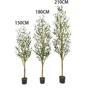 ต้นมะกอกพลาสติกยี่ห้อ <span class=keywords><strong>ZE</strong></span> ขายส่ง ทนทาน ปรับแต่งขนาดได้ เหมาะสำหรับตกแต่งบ้าน สำนักงาน ทั้งภายในและภายนอกอาคาร - Product Image 1