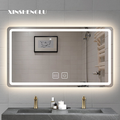 Customized Size Multi-function LED Three Color Bathroom Smart Mirror