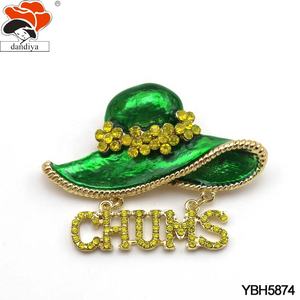 Broche de <span class=keywords><strong>bijoux</strong></span> d'infirmière blanche Nana sororité et fraternité CHI ETA PHI chapeau d'infirmière avec strass pour les mariages en alliage - Product Image 3