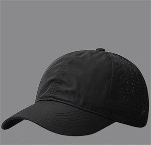 Gorra de béisbol deportiva de verano, estilo Dobby, de secado rápido, impermeable, transpirable, de 6 paneles, de malla de nailon, estilo Dad Hat - Product Image 4