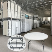 Table de pique-nique pliante en plastique à installation rapide pour les festivals