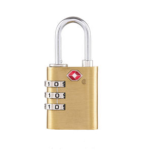 Lucchetto TSA Personalizzato Elegante e Resistente in Lega di Zinco - Lucchetto a Combinazione a 3 Cifre per la Sicurezza dei Bagagli in Aeroporto - Product Image 5