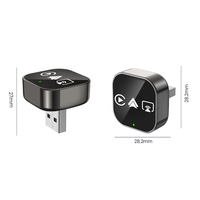 Dongle 4-en-1 sans fil CarPlay Android Auto AirPlay Mirror Link USB Plug & Play pour voiture OEM – Installation rapide, connexion stable et rapide
