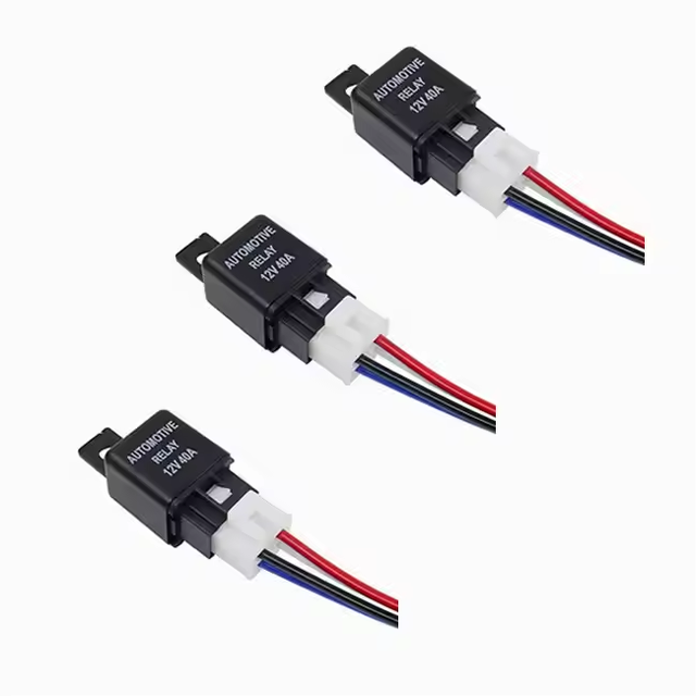 High Performance  Car Automotive Relay 12V 40A 30A  4pin 24V  Vehicle Motor Fuse High Quality Relay Switch Relay Socket