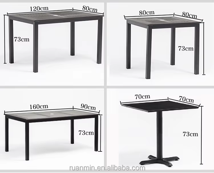 Mesa cuadrada 80*80*75cm