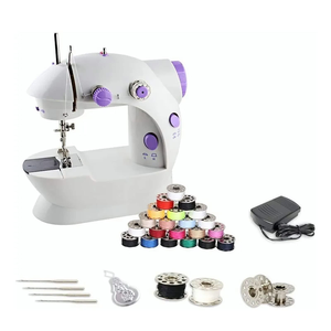 Máquina de Coser Eléctrica Portátil Mini Multifunción para Ropa de Niños, Uso Doméstico, Coser a Mano, Hecha de Plástico - Product Image 4