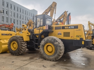Cargadoras Usadas Komatsu 470, Cargadora de Ruedas Japonesa en Venta, Wa470-3 Wa470-5, Cargadora Komatsu Original Usada de Japón a Bajo Precio - Product Image 5