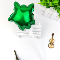 Ballon gonflable automatique personnalisable de poteau décoratif de gâteau de boule en forme de coeur d'étoile à cinq branches de 6 pouces