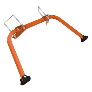 JH-Mech scaletta di estensione stabilizzatore per scaletta in acciaio resistente con rivestimento in polvere arancione stabilizzatore per grondaie