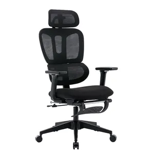 Lüks ofis mobilyası görev döner toplantı yönetici yöneticisi bilgisayar örgü büro sandalyeleri ergonomik