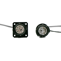 Connecteur optique blindé YG pour environnements extérieurs difficiles, 35 mm, 8 cœurs, IP67, fabriqué par une usine chinoise