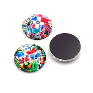 High Quality Customized Logo Souvenirs Gift Low MOQ 3D Souvenir Custom Glass <b>Fridge</b> Magnet - Product Image 6