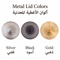 Brûleur d'encens en marbre de luxe avec plateau en métal, couleur personnalisée, brûleur de Bakhoor, décoration moderne pour la maison
