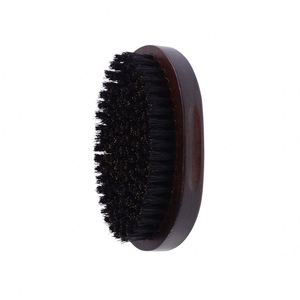 Vente directe d'usine, brosse à barbe en bois naturel de haute qualité, brosse à barbe pour hommes en poils de sanglier noirs - Product Image 1