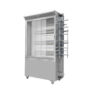 <span class=keywords><strong>Rôtissoire</strong></span> de <span class=keywords><strong>poulet</strong></span> à gaz robuste SS5B avec conception <span class=keywords><strong>verticale</strong></span> et fonction de rotation automatique pour une cuisson uniforme - Product Image 3